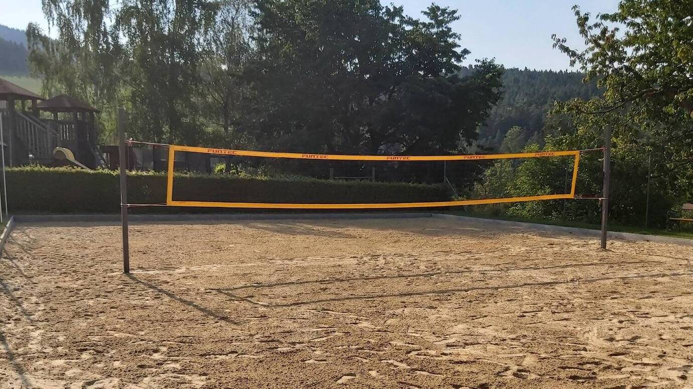 Beachvolleyballplatz im 4* Hotel Waldhof Muhr