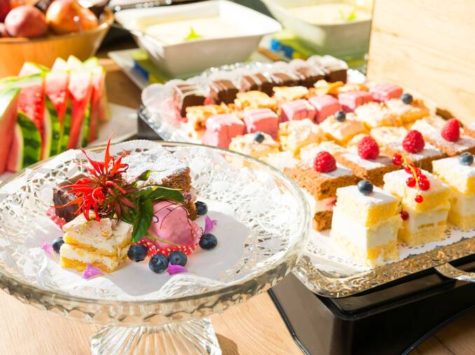 Mehlspeise des Hotels Muhr