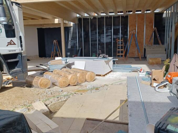 Baustelle im 4*Hotel Waldhof Muhr