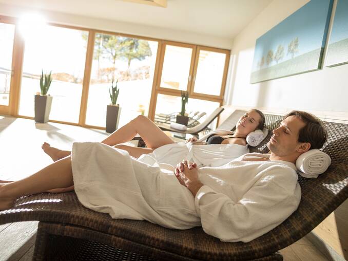 Ruheraum Naturparkidyll des Hotels Waldhof Muhr