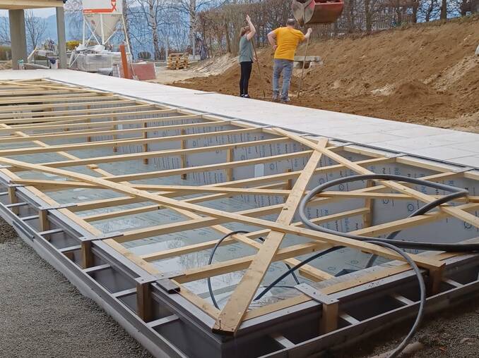 Umbau vom Pool im 4* Hotel Waldhof Muhr