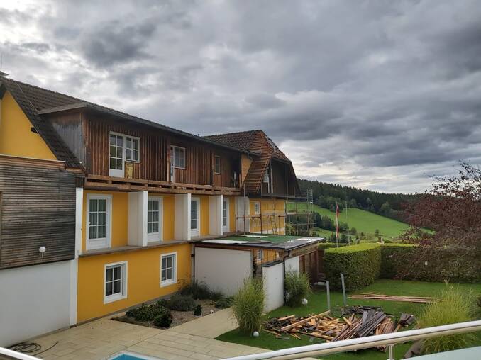 Hotel Waldhof Muhr ohne Balkongeländer