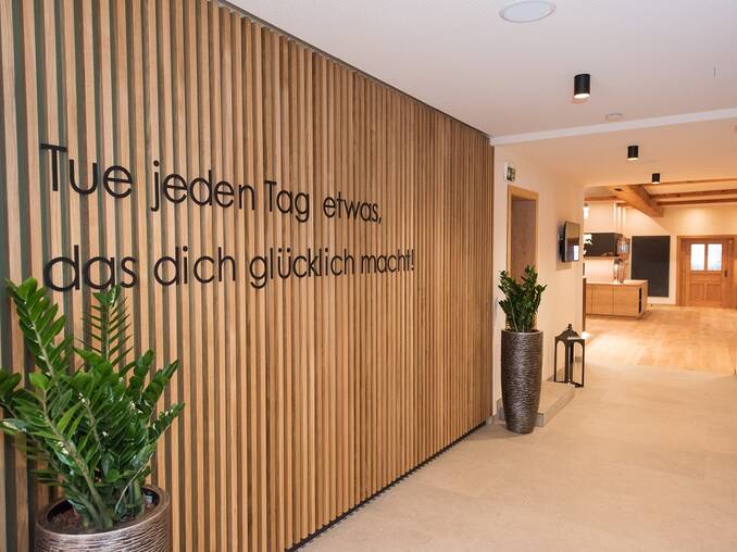 Neuer Eingangsbereich im Hotel Muhr