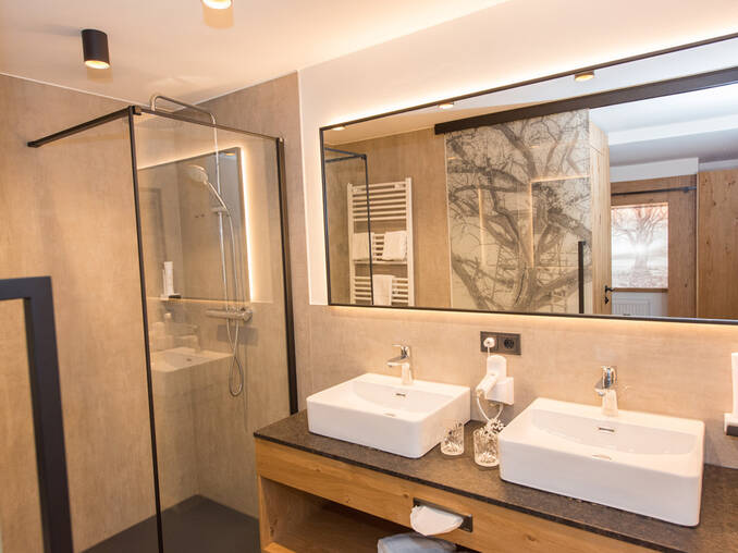 Wunderschönes Bad im Hotel Waldhof Muhr Wunderschönes Bad im Hotel Waldhof Muhr