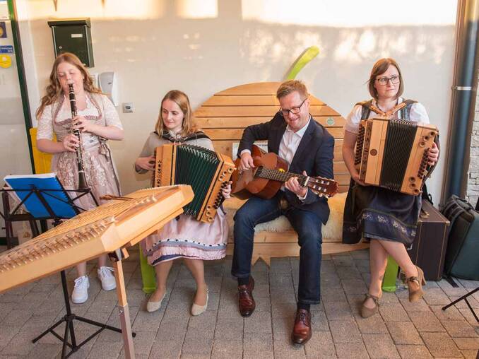 Musikalische Umrahmung im Hotel Waldhof Muhr