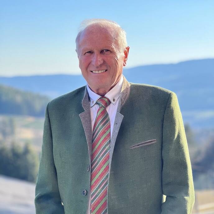 Erich Senior im Hotel Waldhof Muhr