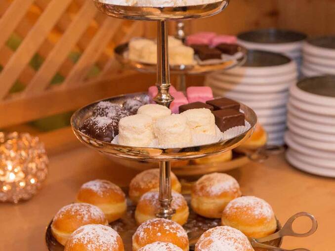 Nachspeisenbuffet im Hotel Waldhof Muhr